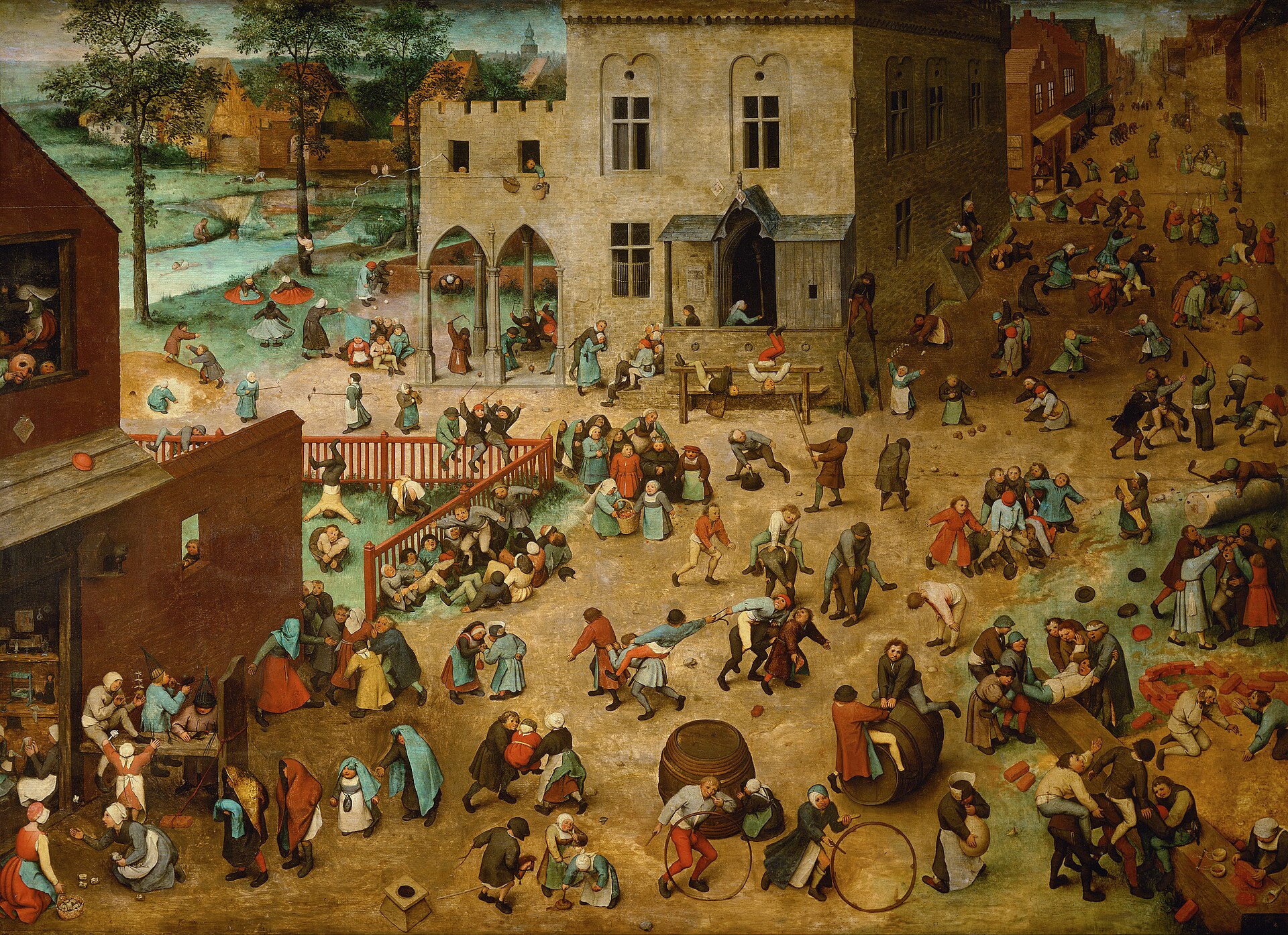 Giochi di fanciulli, dipinto di Pieter Bruegel il Vecchio